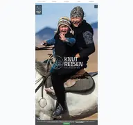 Kleine Seitenvorschau von knut-reisen.de