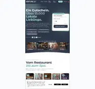 Kleine Seitenvorschau von atentogutschein.de