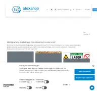 Kleine Seitenvorschau von atex-shop.de
