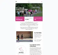 Kleine Seitenvorschau von pink-walk.de