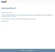 Kleine Seitenvorschau von preis.de