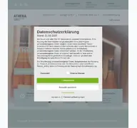 Kleine Seitenvorschau von athena-tossens.de