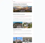 Kleine Seitenvorschau von athentipps.de