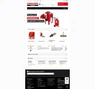 Kleine Seitenvorschau von strahlgeraeteshop.de