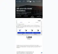 Kleine Seitenvorschau von wmm-modulbau.de