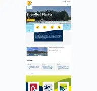 Kleine Seitenvorschau von strandbad-planitz.de