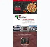 Kleine Seitenvorschau von pizzeria-cortina.de