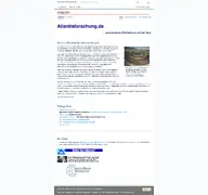 Kleine Seitenvorschau von atlantisforschung.de