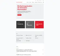 Kleine Seitenvorschau von swissuniversities.ch