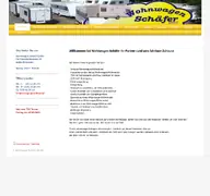 Kleine Seitenvorschau von wohnwagen-schaefer.de