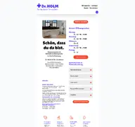 Kleine Seitenvorschau von praxis-holm.de