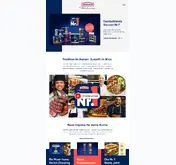 Kleine Seitenvorschau von homann-foodservice.de