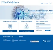 Kleine Seitenvorschau von ebm-guidelines.at