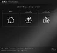 Kleine Seitenvorschau von homeassistent.gira.de