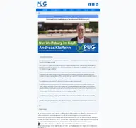 Kleine Seitenvorschau von pug-wob.de