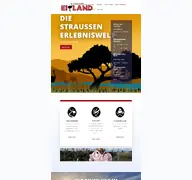Kleine Seitenvorschau von straussen-eiland.de