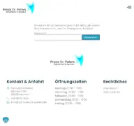 Kleine Seitenvorschau von zahnaerzte-peters.de