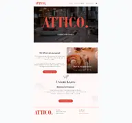 Kleine Seitenvorschau von attico-restaurant.de