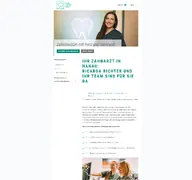 Kleine Seitenvorschau von zahnzentrumhanau.de