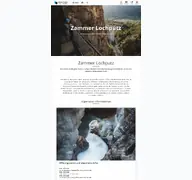 Kleine Seitenvorschau von zammer-lochputz.at