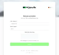 Kleine Seitenvorschau von kjavik.retoure-anmelden.de