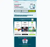 Kleine Seitenvorschau von aubi-plus.de