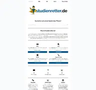 Kleine Seitenvorschau von studienretter.de