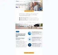 Kleine Seitenvorschau von audibene.de
