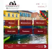 Kleine Seitenvorschau von goldkronach.de