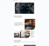 Kleine Seitenvorschau von audio-components.de