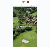 Kleine Seitenvorschau von golfclub-coesfeld.de