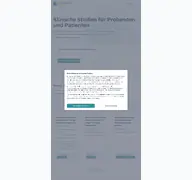Kleine Seitenvorschau von studienteilnehmergesucht.de