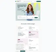Kleine Seitenvorschau von studierendenjobs.de