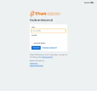 Kleine Seitenvorschau von studierendenportal.fhws.de