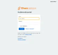Kleine Seitenvorschau von studierendenportal.thws.de