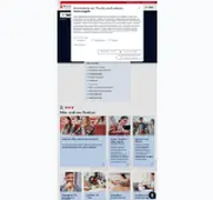 Kleine Seitenvorschau von studifinder.de