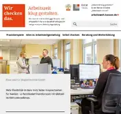 Kleine Seitenvorschau von arbeitszeit-klug-gestalten.de