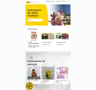 Kleine Seitenvorschau von auerbach-marktplatz.de