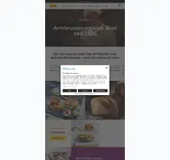 Kleine Seitenvorschau von armbruster-baeckerei.de