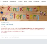 Kleine Seitenvorschau von hort.stadt-sternberg.de