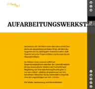 Kleine Seitenvorschau von aufarbeitungswerkstatt.de