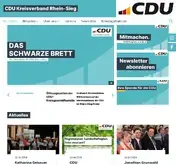 Kleine Seitenvorschau von cdu-rhein-sieg.de