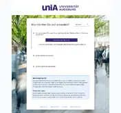 Kleine Seitenvorschau von studiswebstud.zv.uni-augsburg.de