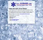 Kleine Seitenvorschau von kaelte-schrader.de