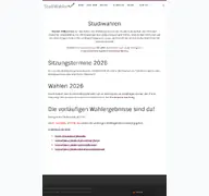 Kleine Seitenvorschau von studiwahlen.uni-kiel.de