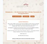 Kleine Seitenvorschau von kaeseglocke-in-dresden.de