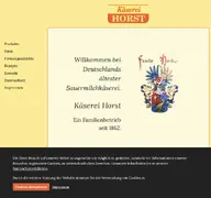 Kleine Seitenvorschau von kaeserei-horst.de