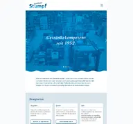 Kleine Seitenvorschau von stumpf-getraenke.de