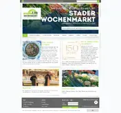 Kleine Seitenvorschau von wochenmarkt-stade.de