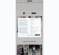 Kleine Seitenvorschau von glamour.com